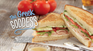 Bruegger's Greek Goddess Lunch Sandwich