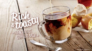 Bruegger's French Toast Coffee Slider