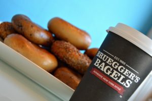 Bruegger's Bagels and coffee