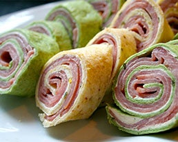 Recipe | Ham & Cream Cheese Pinwheels | Bruegger's Bagels