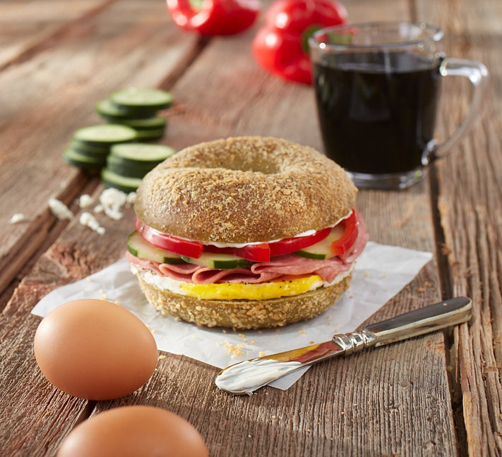 Bruegger's Bagels Mediterranean Sunrise Breakfast Sandwich Mediterranean Sunrise (Breakfast Sandwich)