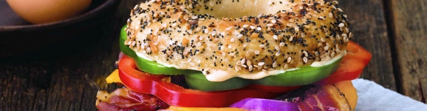 Bruegger's Bagels for Breakfast Header