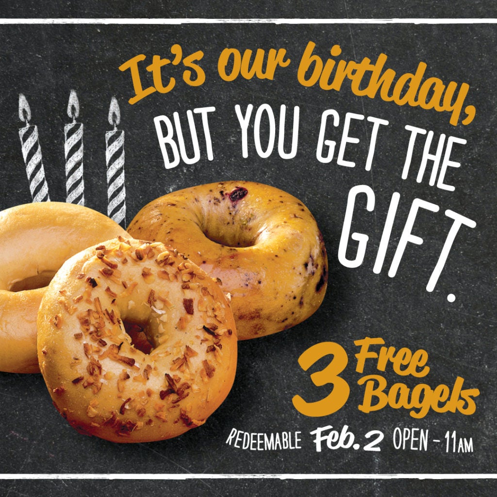 Bruegger's Bagels Celebrates 34 Years of FreshBaked Bagels Bruegger