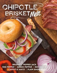 Bruegger's Chipotle Brisket Melt