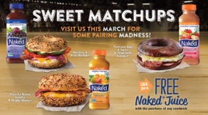 Bruegger's Free Naked Juice promotion