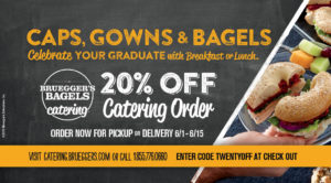 20% off Bruegger's Catering Promotion