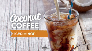 Coconut coffee - iced or hot