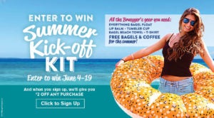 Bruegger's Summer Kick-Off Kit Sweepstakes