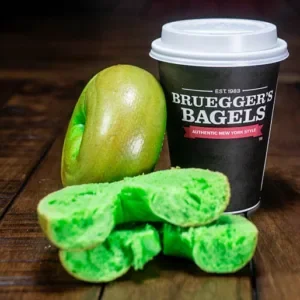 Bruegger's green bagels are back