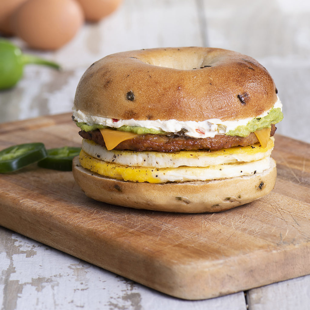 BRUEGGER’S BAGELS HEATS UP SPRING WITH HEARTS AND JALAPEÑOS - Bruegger&#39;s Bagels