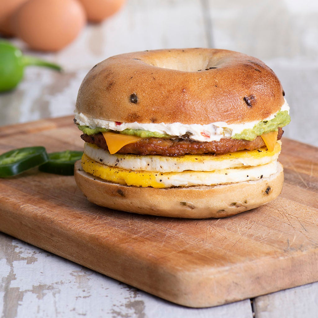 BRUEGGER’S BAGELS HEATS UP SPRING WITH HEARTS AND JALAPEÑOS - Bruegger&#39;s Bagels