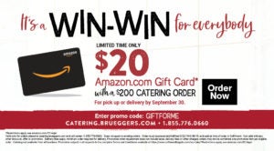 Bruegger's Catering Amazon Gift Card Promotion