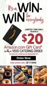 Bruegger's Catering Amazon Gift Card Promotion