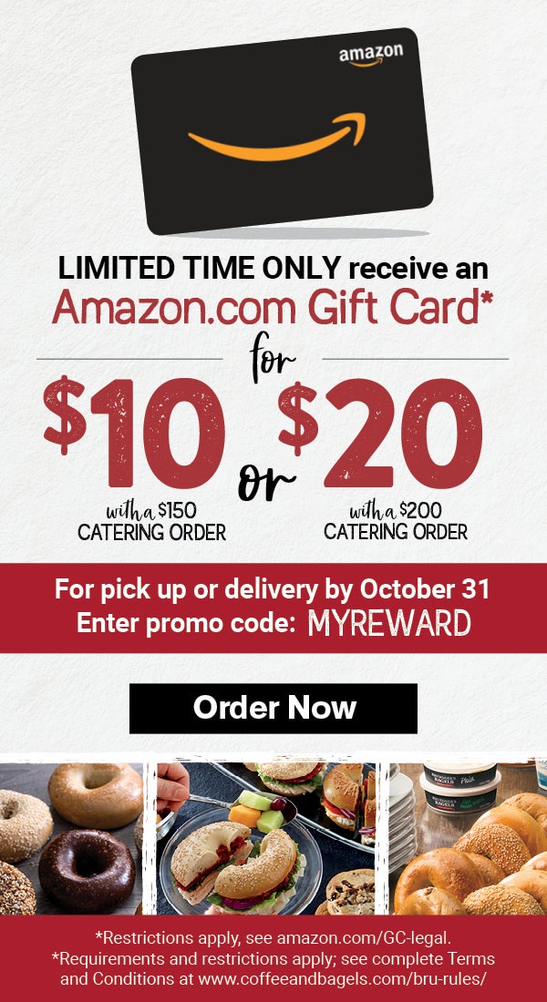 Amazon Gift Card 2 0 Bruegger S Bagels