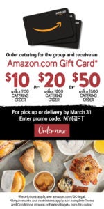 Bruegger's Catering Amazon Gift Card Promotion