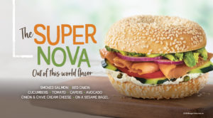 Bruegger's Supernova Lunch Bagel Sandwich