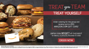 Bruegger's Catering Amazon Gift Card Promtion