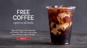 Free Coffee with App Rewards