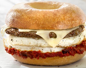 Bruegger's Zesty Egg White Bagel