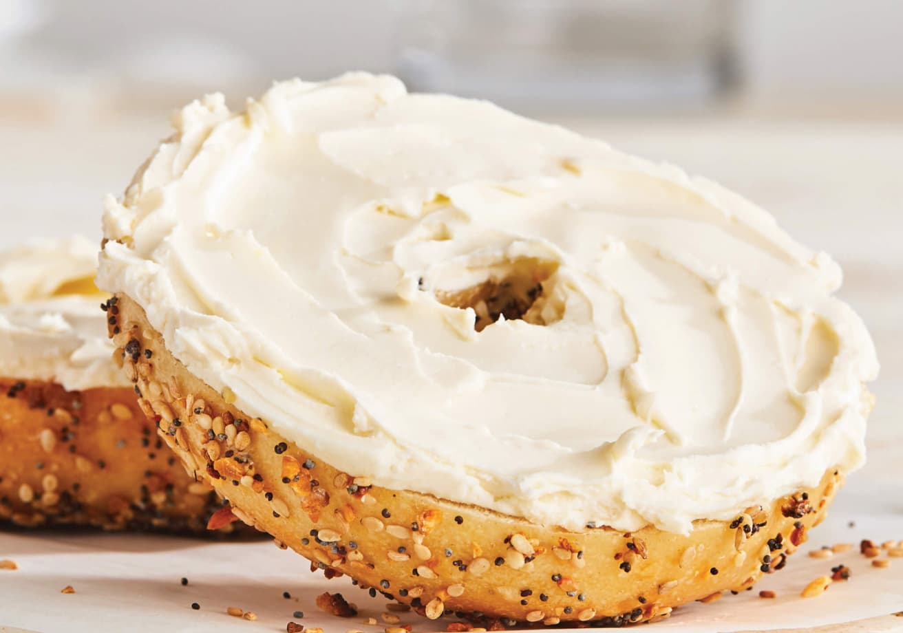 Everything Bagel with Whipped Cream Cheese