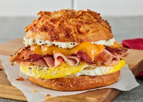 Another Bruegger's Delicious Breakfast Sandwich