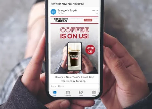 Sign Up for Rewards on the Bruegger's Mobile App