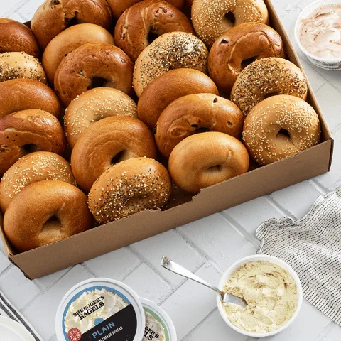 Two Dozen Bagel with Cream Cheese Bundle