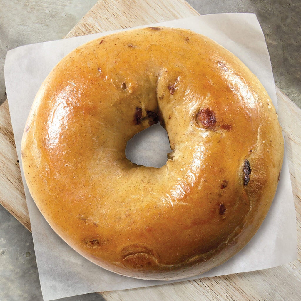 Classic Cinnamon Raisin Bagel