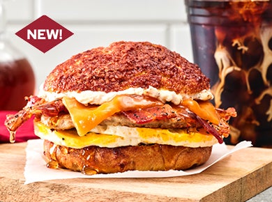 New! The Vermonter, Sweet and Savory Breakfast Sandwich