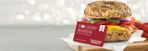 Bruegger's Holiday Gift Card Hero